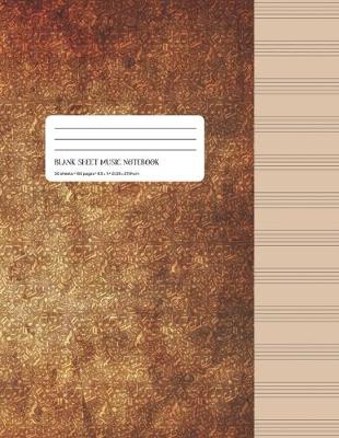 Book cover for Blank Sheet Music Notebook