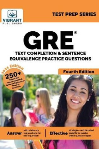 Cover of GRE Text Completion and Sentence Equivalence Practice Questions (Fourth Edition)