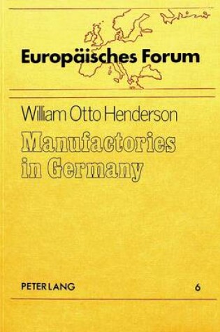 Cover of Manufactories in Germany