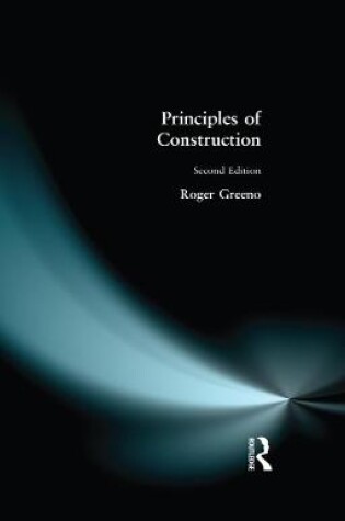 Cover of Principles of Construction