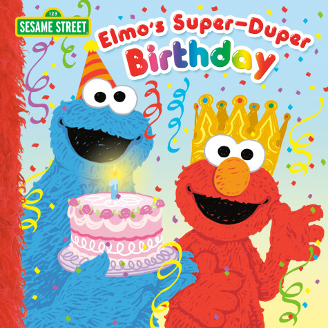 Book cover for Elmo's Super-Duper Birthday (Sesame Street)