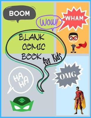 Book cover for Blank Comic Book for Kids