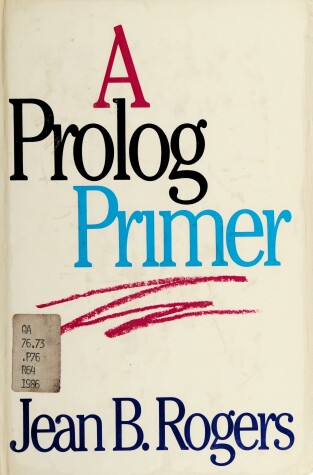 Book cover for PROLOG Primer