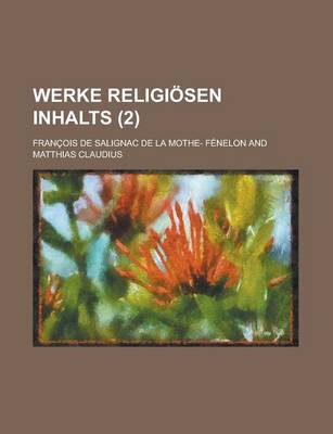 Book cover for Werke Religiosen Inhalts (2)