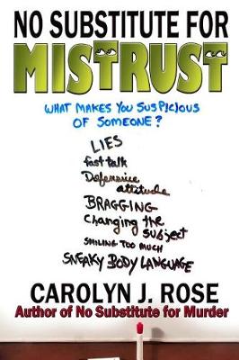 Cover of No Substitute for Mistrust