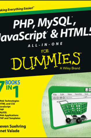 Cover of PHP, MySQL, JavaScript & HTML5 All-in-One For Dummies