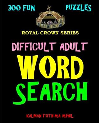 Book cover for Difficult Adult Word Search