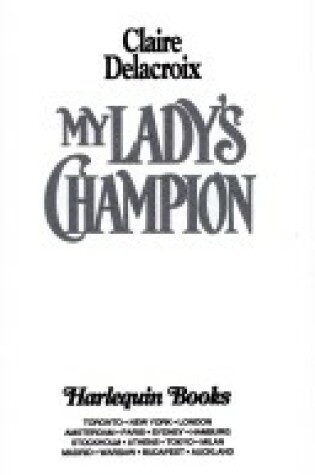 Cover of My Lady's Champion