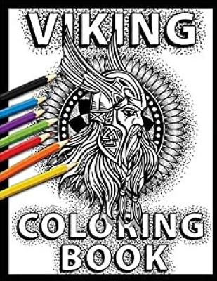 Book cover for Vikings Coloring Book