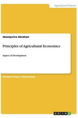 Cover of Principles of Agricultural Economics