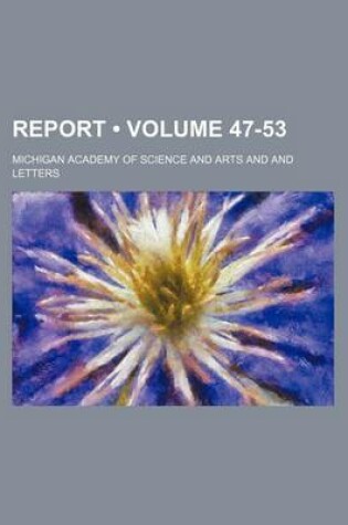 Cover of Report (Volume 47-53)