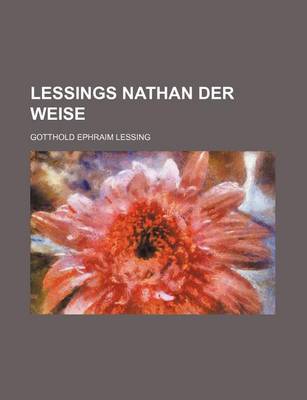 Book cover for Lessings Nathan Der Weise