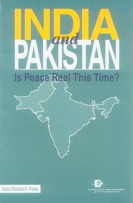 Book cover for India and Pakistan