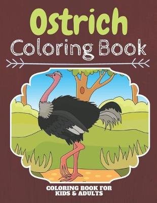 Book cover for Ostrich Coloring Book