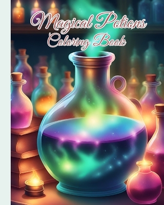 Book cover for Magical Potions Coloring Book