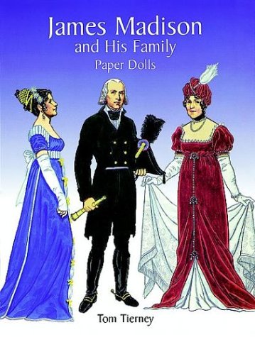 Book cover for James Madison Family Paper Dolls