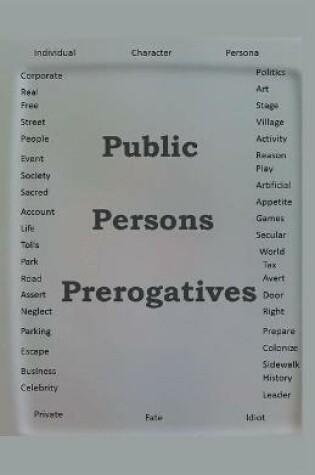 Cover of Public Persons Prerogatives