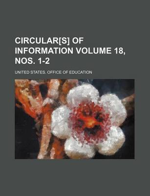 Book cover for Circular[s] of Information Volume 18, Nos. 1-2