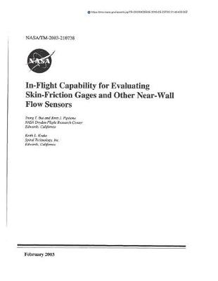 Book cover for In-Flight Capability for Evaluating Skin-Friction Gages and Other Near-Wall Flow Sensors