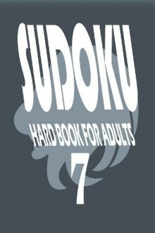 Cover of sudoku hard book for adults 7