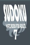 Book cover for sudoku hard book for adults 7