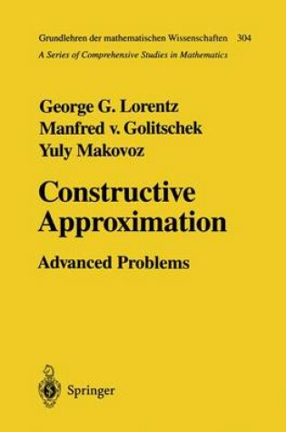 Cover of Constructive Approximation