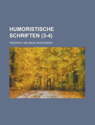 Book cover for Humoristische Schriften (3-4 )