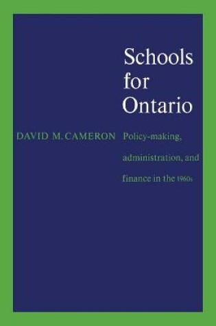 Cover of Schools for Ontario