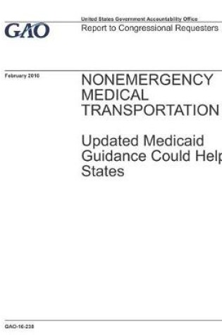 Cover of Nonemergency Medical Transportation