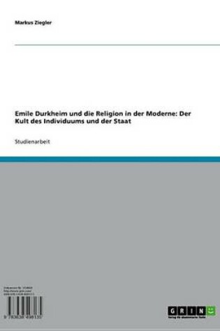 Cover of Emile Durkheim Und Die Religion in Der Moderne