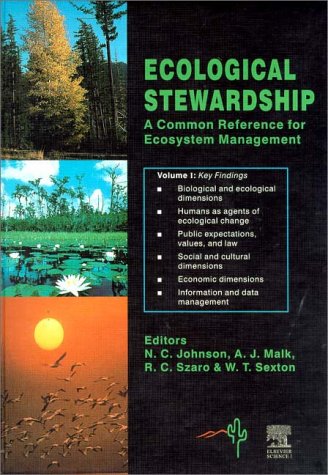 Book cover for Ecological Stewardship: A Common Reference for Ecosystem Management