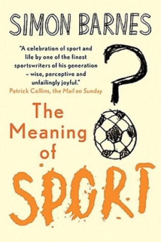 Cover of The Meaning of Sport