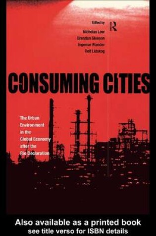 Cover of Consuming Cities: The Urban Environment in the Global Economy After the Rio Declaration