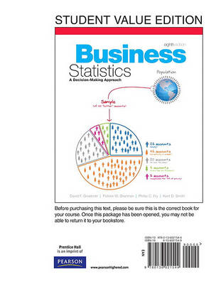 Book cover for Business Statistics, Books a la Carte Edition