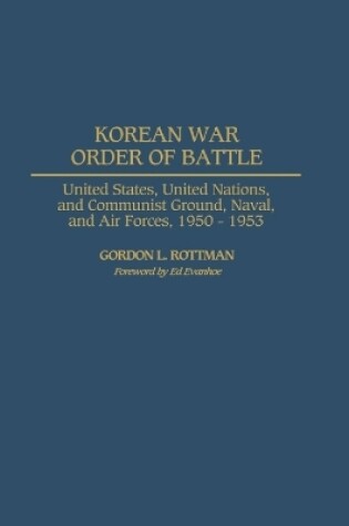 Cover of Korean War Order of Battle