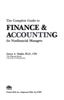 Book cover for Complete Guide to Finance Accounting for Non-financial Managers