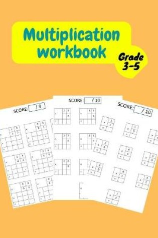Cover of multiplication workbook for 3rd-5th grade