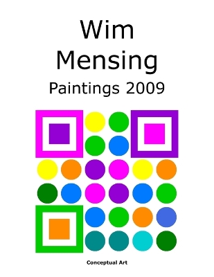 Book cover for Wim Mensing Paintings 2009