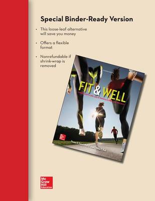 Book cover for Fit & Well: Core Concepts and Labs in Physical Fitness and Wellness Loose Leaf Edition with Livewell Access Card