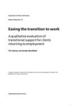 Book cover for Easing the Transition to Work