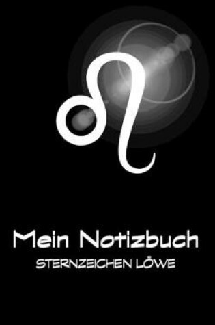 Cover of Mein Notizbuch - Sternzeichen Loewe