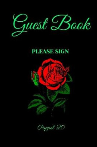 Cover of Guest Book - Floral Symphony of roses Act 1 -For any occasion