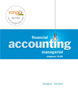 Book cover for Financial & Managerial Accounting- MANAGERIAL Ch 12-25