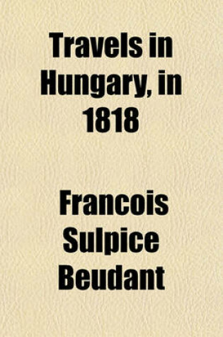 Cover of Travels in Hungary, in 1818