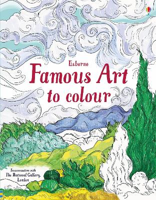 Book cover for Famous Art to Colour