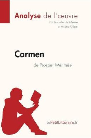 Cover of Carmen de Prosper M�rim�e (Analyse de l'oeuvre)