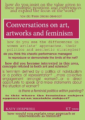 Book cover for Conversations on art, artworks and feminism