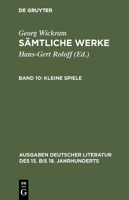 Cover of Kleine Spiele