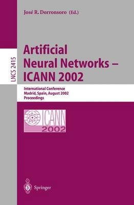 Cover of Artificial Neural Networks — ICANN 2002