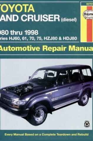 Cover of Toyota Land Cruiser Petrol & Diesel Australian Automotive Repair Manual
